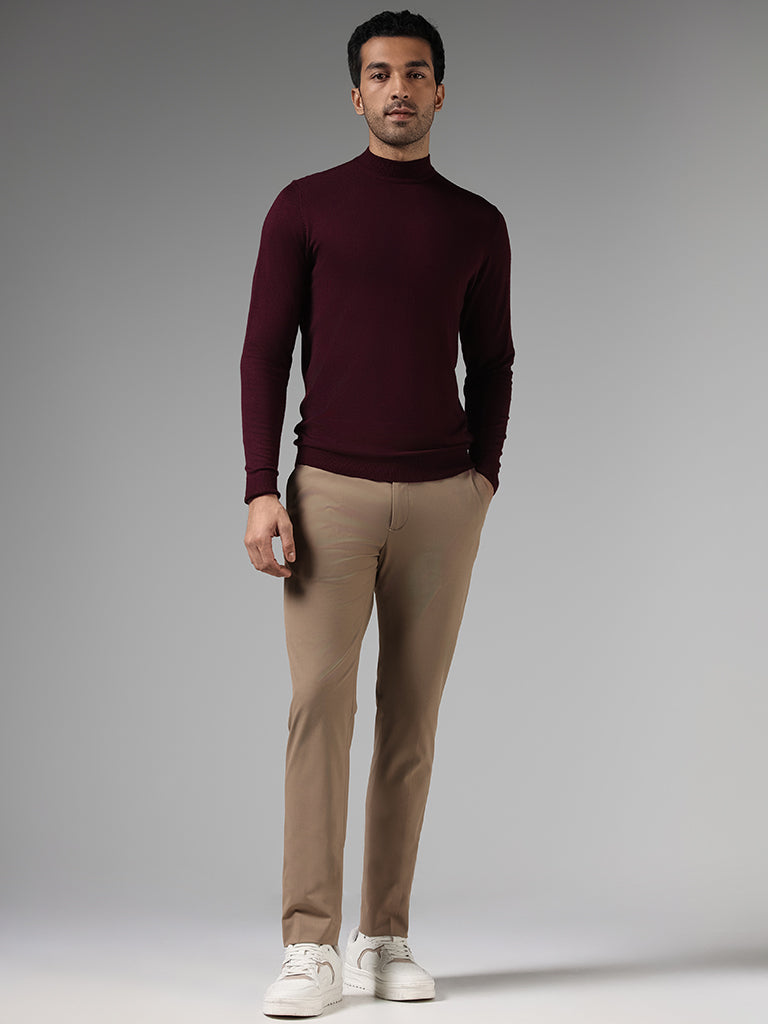 Wine turtleneck outlet mens