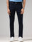 WES Casuals Navy Blue Slim Fit Mid Rise Denim Jeans