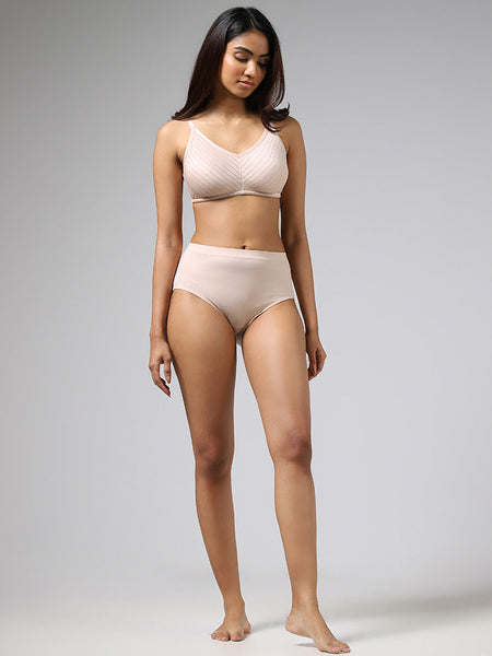 Wunderlove Beige Padded Seamless Bra