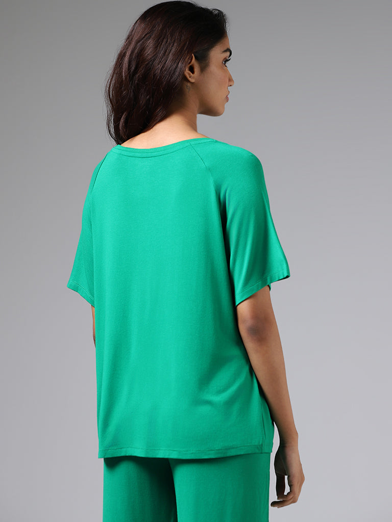 Wunderlove Solid Bright Green Supersoft T-Shirt – Cherrypick