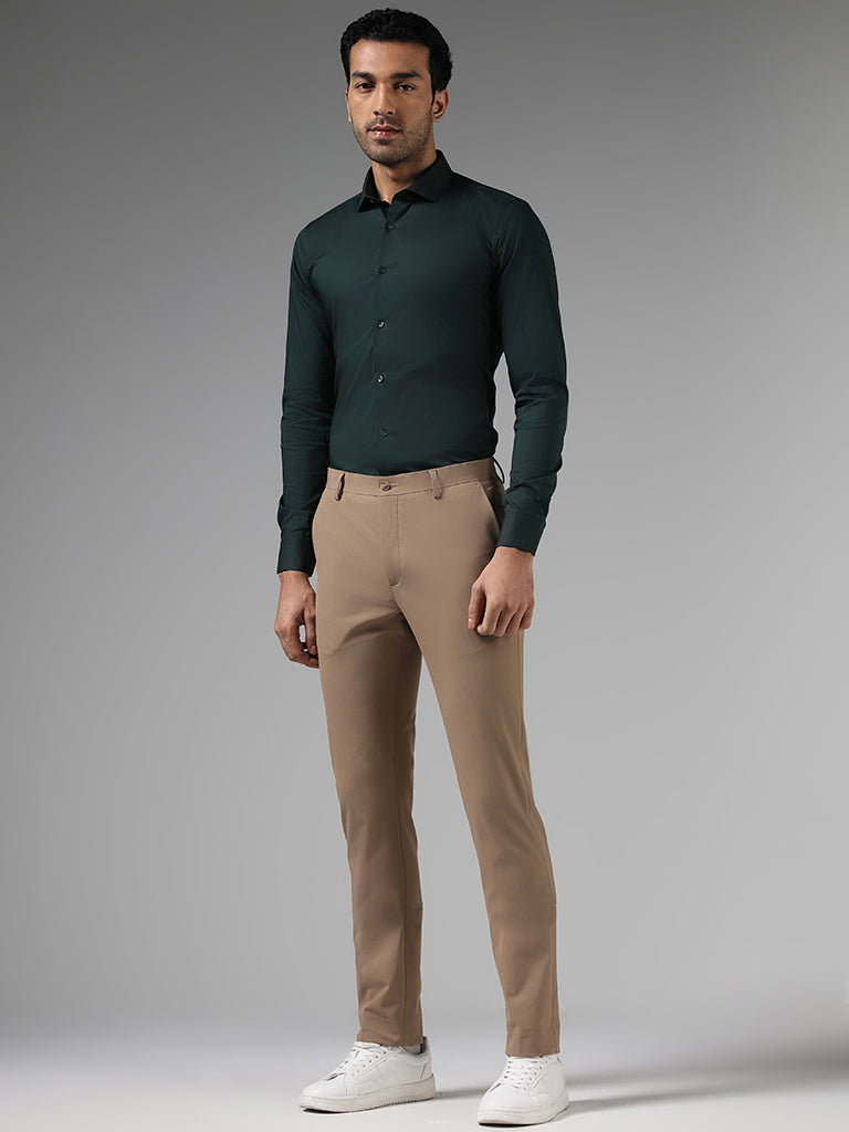 Ted Baker Tincere Super Slim-fit Chinos In Natural | ModeSens