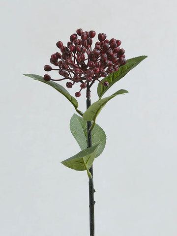 Westside Home Dark Red Berry Artificial Plant