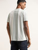 Nuon Sage Striped Slim Fit T-Shirt
