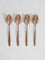 Westside Home Brown Copper Tea Spoons (Set of 4)