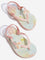 Yellow Multicolour Butterfly Applique Flip-Flop