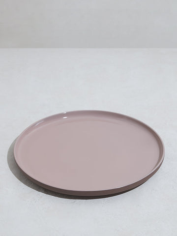 Westside Home Pink Solid Dinner Plate