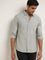 WES Casuals Grey Slim Fit Shirt