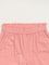 Utsa Kids Peach Crochet Trim Cotton Blend Palazzos (8 -14yrs)