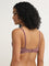 Wunderlove Mauve Ribbed Textured Padded Bra