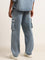 Nuon Blue Relaxed Fit Mid Rise Jeans  