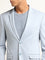 WES Formals Blue Slim-Fit Blazer