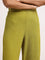 Wardrobe Light Green Flare Pants