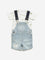 HOP Baby Blue Dungaree with T-Shirt Set