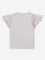 Y&F Kids Beige Ribbed T-Shirt