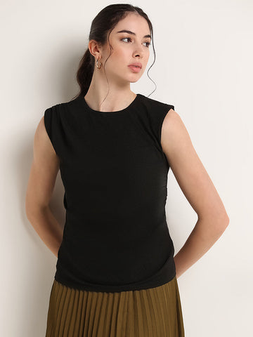 Wardrobe Black Sleeveless Top