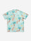 HOP Kids Mint Tropical Print Shirt