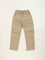 Y&F Kids Khaki Mid-Rise Trousers