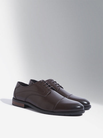 SOLEPLAY Brown Lace-Up Shoes