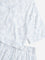 Y&F Kids White Leaf Design Shirt & Shorts Set