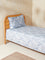 Westside Home Dusty Blue Single Bed Flat Sheet and Pillowcase Set