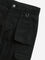 Y&F Kids Black Cargo-Style Mid-Rise Cotton Blend Joggers