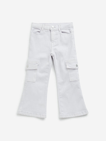 HOP Kids Lilac Straight - Fit High - Rise Jeans