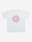 Y&F Kids White Floral Patterned T-Shirt