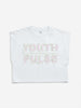 Y&F Kids White Text Patterned T-Shirt