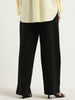 Wardrobe Black Straight Fit Mid-Rise Trousers
