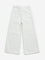 Y&F Kids White Wide Leg - Fit High - Rise Jeans