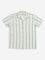 Y&F Kids Off-White Striped Cotton Shirt