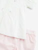 HOP Baby White Floral A-line Dress and Shorts Set