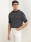 Ascot Navy Striped Relaxed-Fit T-Shirt