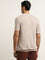 Ascot Beige Solid Relaxed Fit T-Shirt