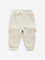 HOP Baby Beige Cargo-Style Mid-Rise Joggers