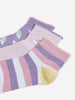 HOP Kids Multicolour Rainbow Printed Socks - Pack of 3