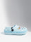 Yellow Light Blue Applique-Detailed Clogs