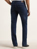 Ascot Dark Blue Relaxed Fit Mid Rise Jeans