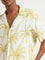 Nuon Yellow Botanical Design Relaxed-Fit Shirt