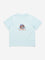 HOP Kids Light Blue Skater-Inspired Cotton T-Shirt