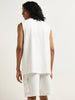 Studiofit Off-White Solid T-Shirt