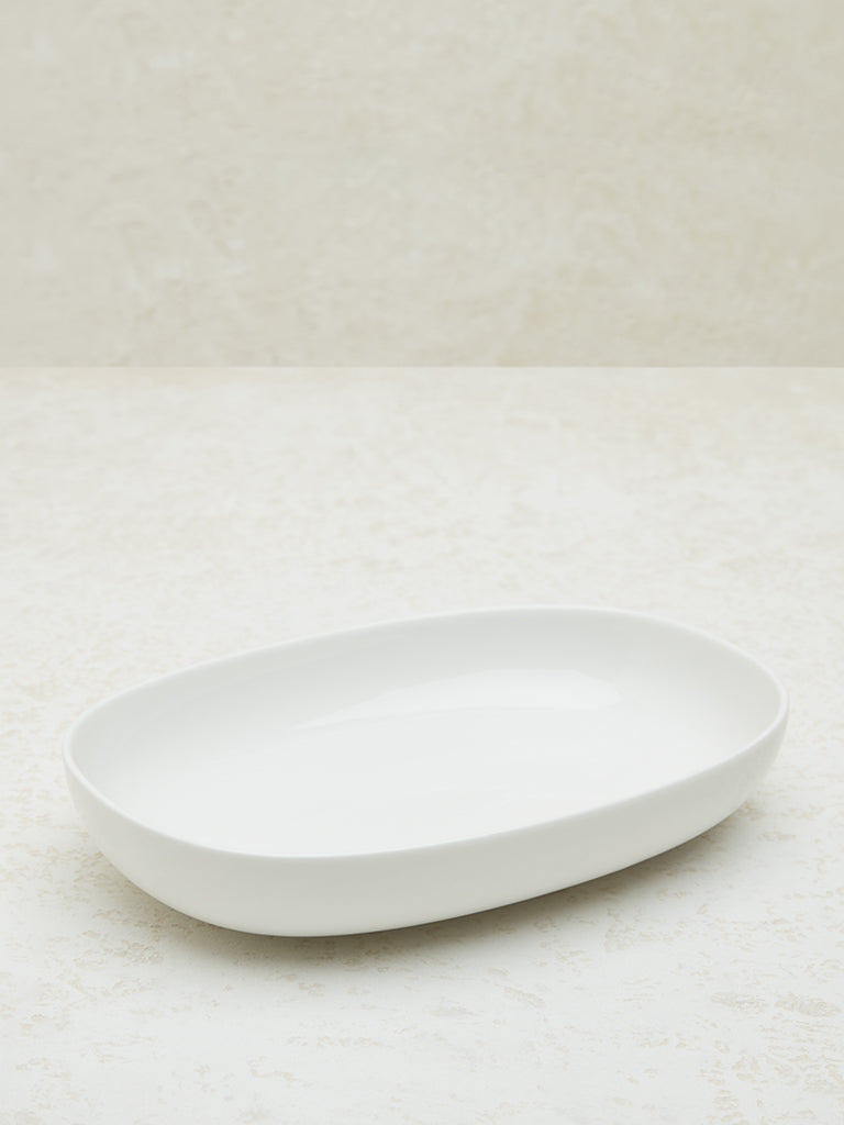 Westside Home White Serving Platter