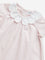 HOP Baby Pink Polka Dot Design A-Line Cotton Dress