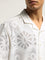 ETA White Relaxed-Fit Cotton Blend Shirt