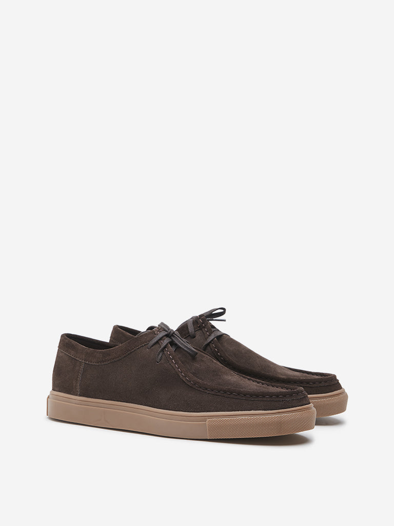 SOLEPLAY Brown Lace-Up Shoes