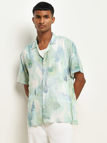 Nuon Multicolour Printed Relaxed-Fit Shirt