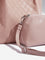 Westside Accessories Dusty Pink Quilted Tote Bag with Pouch