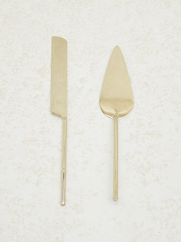 Westside Home Gold Dessert Server (Set of 2)