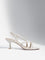 LUNA BLU Ivory Multi-Strap Heel Sandals