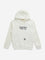 Y&F Kids Off-White Text Printed Sweatshirt